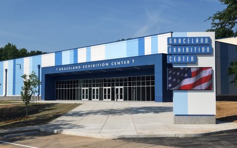 The new Graceland Exhibition Center in Memphis. (Photo: Business Wire)