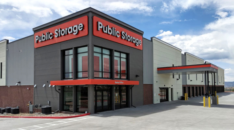 Hundreds of new climate controlled self storage units opened today at Public Storage 3601 Blue Horizon View, Colorado Springs, CO 80908. In total the company opened more than 700 spaces, also including convenient drive-up outdoor units. The new building is visible from the busy Powers Boulevard, aka Highway 21, thoroughfare in a neighborhood where buildings are quickly rising from vacant fields. (Photo: Business Wire)