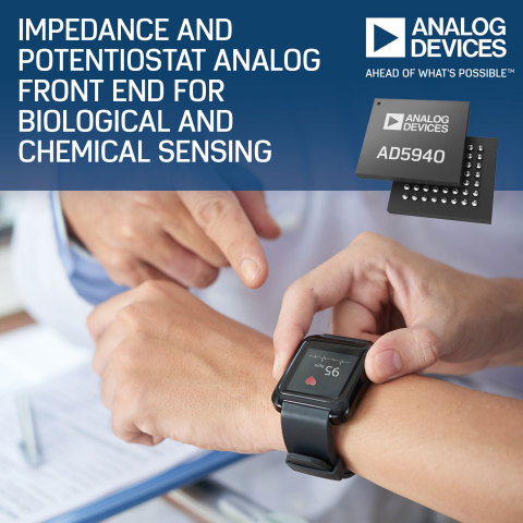 Analog Devices Announces New Impedance & Potentiostat Analog Front End for Biological & Chemical Sen ... 