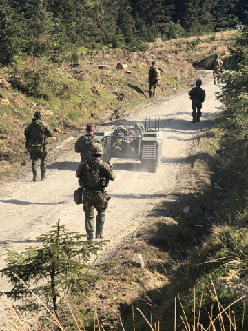 The THeMIS’ capabilities were put to the test right after delivery in the tough Scottish landscape during a military exercise. (Photo: Business Wire)