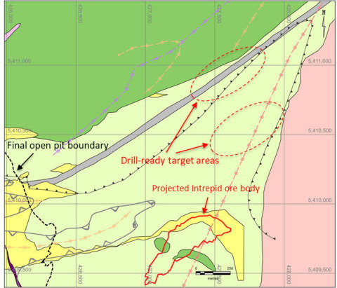 Figure 7: Rainy River Exploration - Intrepid North target locations (Graphic: Business Wire)