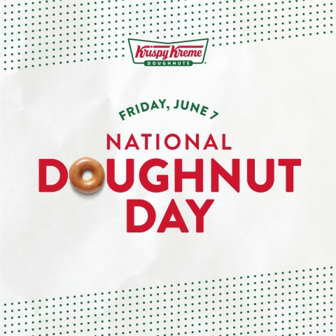 Fans can enjoy any doughnut for free Friday, June 7, and if 1 million are given away, Krispy Kreme will give America its newest doughnut creation for free later in June (Photo: Business Wire)