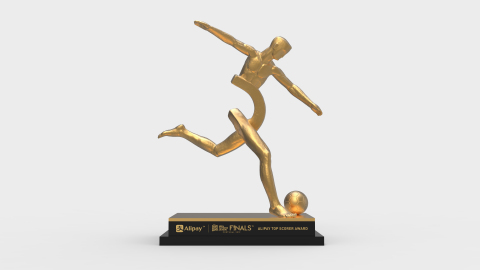 The Alipay Top Scorer Trophy (Photo: Business Wire)