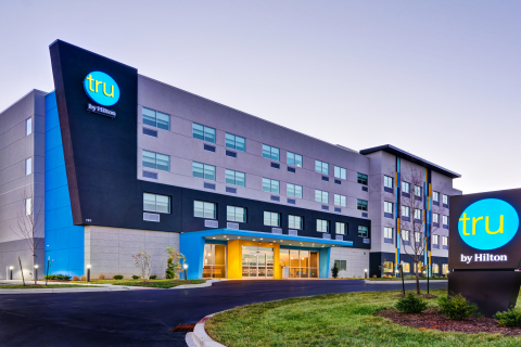 Tru by Hilton is one of the newest hotel brands created by Hilton to address the needs of today’s travelers. With 62 Tru by Hilton hotels open and another 300-plus more in development, the brand is one of the fastest growing in the industry.  Pictured above: Tru by Hilton Shepherdsville Louisville South. (Credit: Hilton)