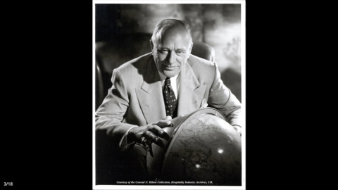From modest beginnings in Cisco, Texas, Conrad Hilton created the world’s first global hospitality company. Courtesy of the Conrad N. Hilton Collection, Hospitality Industry Archives, University of Houston. (Credit: Hilton)