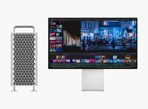 Afterburner on the new Mac Pro allows video editors to decode up to three streams of 8K ProRes RAW video and 12 streams of 4K ProRes RAW video in real time. (Photo: Business Wire)