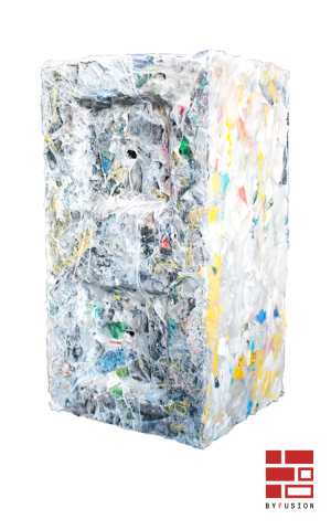 ByFusion ByBlock made from 100 percent previously un-recyclable plastic (Photo: Business Wire)