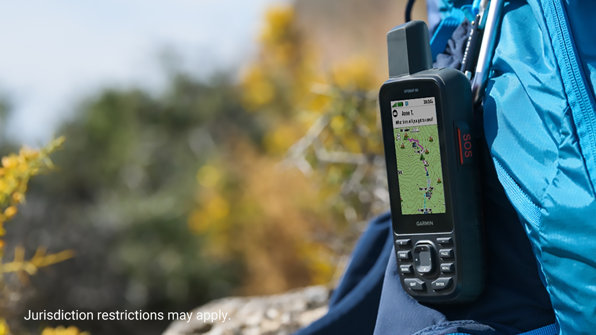 Garmin's flagship handheld navigator meets global communication