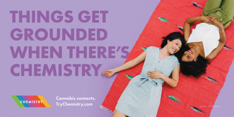 Turn the mundane into a moment, and that moment into a memory with Chemistry’s full-spectrum cannabis products. Things get GROUNDED when there’s Chemistry. (Photo: Business Wire)