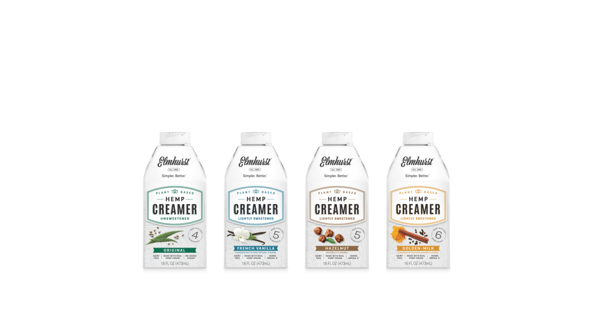 Elmhurst® 1925 Debuts Expanded Hemp Creamer Line with New French Vanilla, Hazelnut and Golden