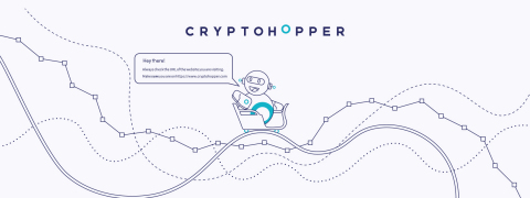Cryptohopper is also warning new visitors on the homepage, next to the warnings that are at the login/register page. (Graphic: Business Wire)