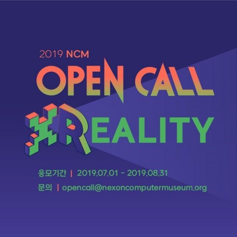 Das Nexon Computer Museum (NCM) von NXC veranstaltet den vierten Virtual Reality Content Contest 2019 NCM OPEN CALL X REALITY mit 13 Millionen KRW Gesamtpreisgeld. Anmeldung vom 1. Juli bis 31. August, die Gewinner werden am 25. Oktober bekannt gegeben. (Grafik: Business Wire)