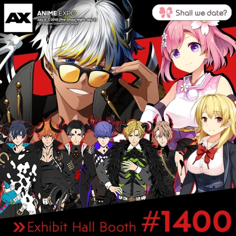 NTT Solmare's Shall we date? Series Attend Anime Expo 2019 in Los Angeles (Graphic: Business Wire)