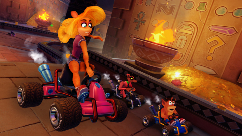 Tawna makes her epic return in the first Grand Prix of Crash Team Racing Nitro-Fueled. Starting July 3, 2019, the first Grand Prix is available for free to all purchasers of Crash Team Racing Nitro-Fueled. (Graphic: Business Wire)