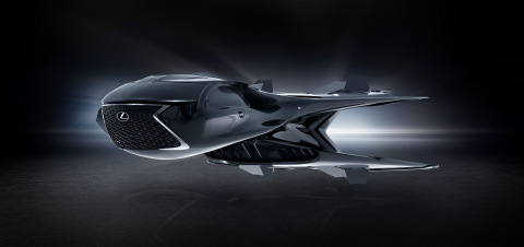  A closer look at the Lexus Jet from Sony Pictures’ Men in Black™: International (Graphic: Business Wire)