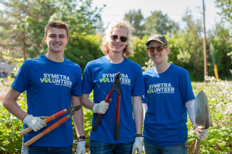 Symetra CEO Margaret Meister (right) joined a team of employees during a 2019 Symetra Week of Service project. The volunteers helped clear the CKC Trail in Kirkland, Wash., of invasive species as part of the national life insurer’s 11th annual week of community service. “We are proud to support our employees’ volunteer spirit during Symetra Week of Service and throughout the year. As individuals, our employees are empowered to give back to the causes and organizations that matter to them personally through hands-on service opportunities like this. Every year, we all look forward to this powerful expression of Symetra’s ‘Swift to Serve’ core value as we come together on behalf of our communities,” said Ms. Meister. (Photo: Business Wire)