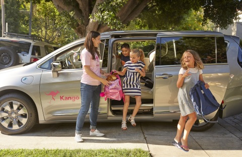 Kango is an award-winning app-based rideshare and childcare service for busy families, providing trusted rides to get kids wherever they need to go. (Photo: Business Wire)