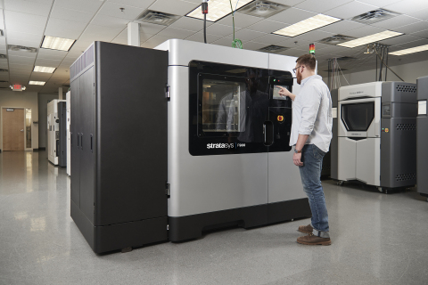 Stratasys F900 3D Printer and Aircraft Interiors Solution (AIS) provide a faster, more streamlined approach to qualify additively manufactured parts for aircraft installation (Photo: Business Wire).