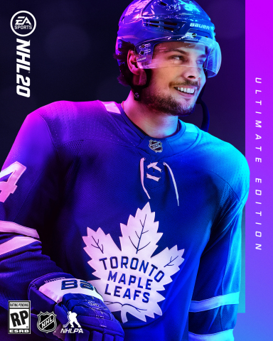 Electronic Arts today unveiled the first look at EA SPORTS™ NHL® 20 to hockey fans during the 2019 NHL Awards™ presented by Bridgestone in Las Vegas. Three-time All-Star and former first overall pick of the Toronto Maple Leafs, Auston Matthews, was revealed as the NHL® 20 cover athlete. (Photo: Business Wire)