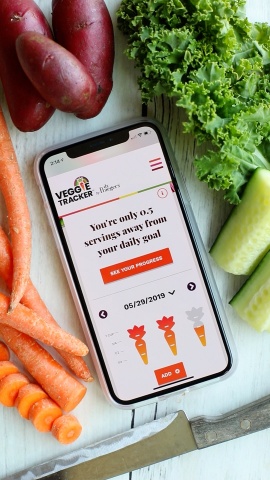 Veggie Tracker is a free online tool to check your intake, get inspired, track your progress and live a healthier, veggie-full life. Learn more and sign-up today at www.veggietracker.com. (Photo: Business Wire)