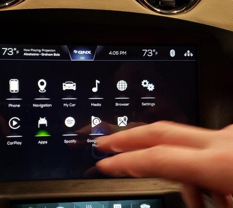 Connected Car UI (Photo: Business Wire)