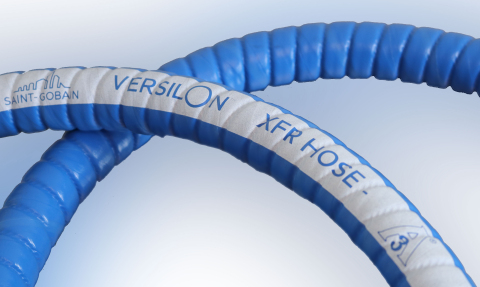 Versilon™ XFR – extra-flexible and lightweight suction and discharge hose for food and beverage transfer applications. (Photo: Business Wire)