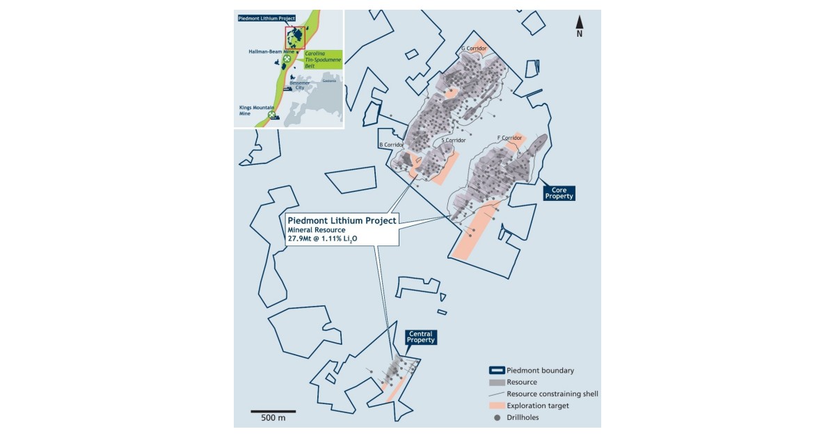 Piedmont Increases Lithium Resource By 47% To 27.9 Million Tonnes ...