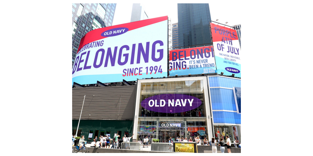 Old Navy Goes Purple This Fourth of July to Signify Unity Between Red and  Blue America