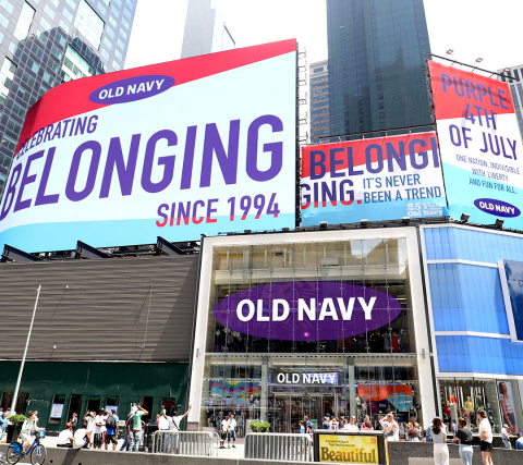 Old Navy Celebrates 25 Years of Belonging With Plans for a Purple 4th of July (Photo: Business Wire)