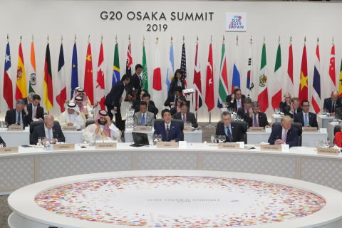 G20 Osaka Summit Working Lunch (Photo: Business Wire)