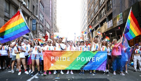 Hundreds of PVH associates celebrate WorldPride NYC reaffirming the company's long-standing commitment to Inclusion & Diversity.