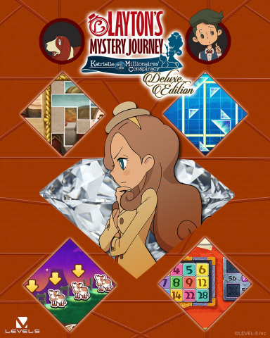 The LAYTON series is coming to the Nintendo Switch system for the very first time! On Nov. 8, the LAYTON’S MYSTERY JOURNEY: Katrielle and the Millionaires’ Conspiracy - Deluxe Edition game brings its mysterious story and challenging puzzles to Nintendo Switch. (Graphic: Business Wire)