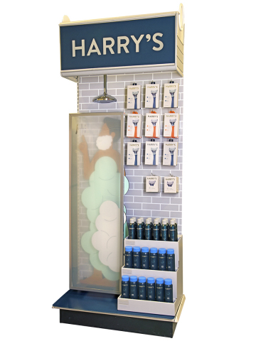 WestRock's Shower Dude Endcap for Harry's® won a gold award in the Mass Merchandise – Semi-Permanent Display category at the 2019 Outstanding Merchandising Achievement (OMA) Awards. (Photo: Business Wire)