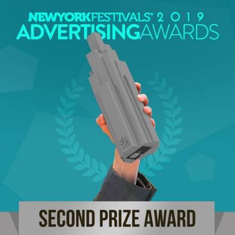 Silver Advertising Award at New York Festivals 2019. The world’s largest international advertising awards (Graphic: Business Wire)