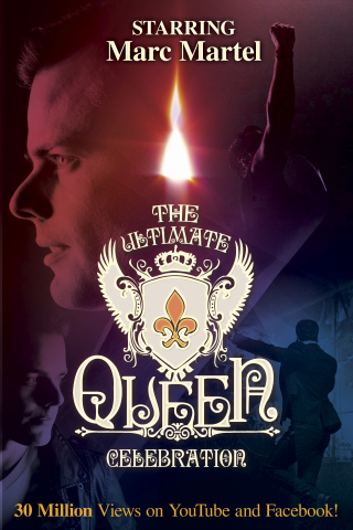 Ultimate Queen Celebration, starring Marc Martel, performs at the SugarHouse Casino Event Center on Friday, Oct. 11, at 8 p.m. (Graphic: Business Wire)