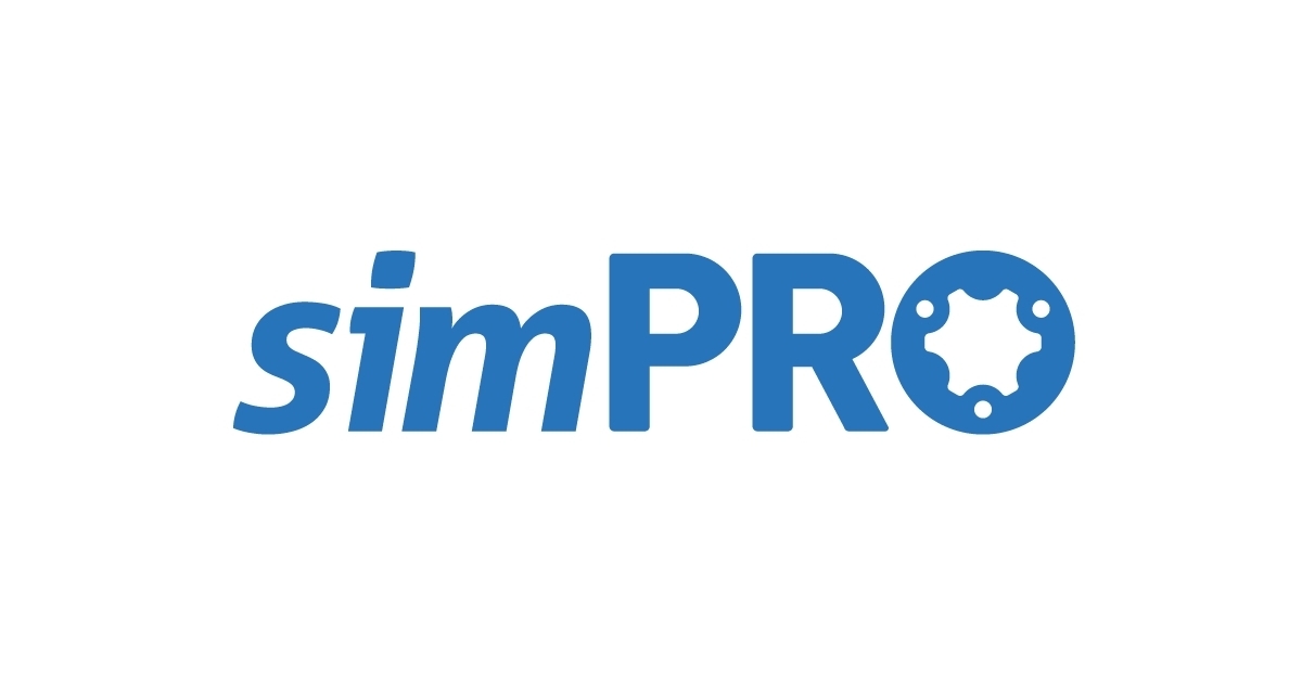 Simpro logo blue rgb