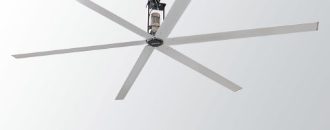 The All-New MacroAir Y Series Industrial Ceiling Fan. (Photo: Business Wire)