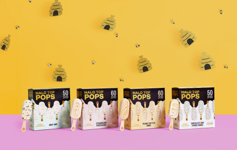 On Sunday, July 21, Halo Top® is partnering with popular social networking app, Bumble, to give away 5,000 coupons eligible for a box of FREE Halo Top Pops through the Bumble app and 5,000 coupons on the Halo Top website. Fans also have the chance to get their hands on FREE pops IRL in select cities across the U.S. (Photo: Business Wire)