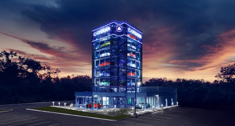 Greensboro Now Home to Carvana's 19th Car Vending Machine, Third of its Kind in North Carolina. (Photo: Business Wire)