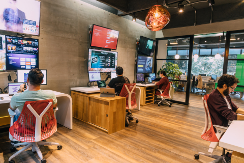 Zemoga's Device Lab, located in the firm's Bogota HQs (Photo: Business Wire)