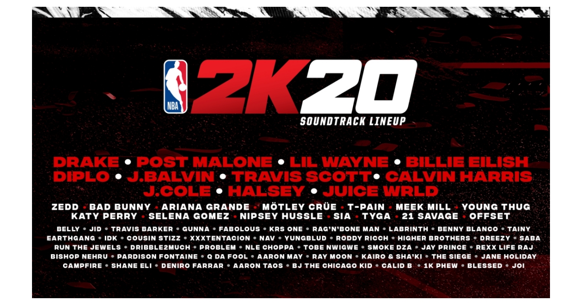 NBA® 2K20 Is Changing The Game With A Dynamic Soundtrack Developed In ...