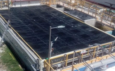 Anue Geo-Membrane systems for effective odor control are customizable to virtually any sized opening, large or small, and are now available throughout the US, Canada and the Caribbean Region for both industrial and municipal use. (Photo: Business Wire)
