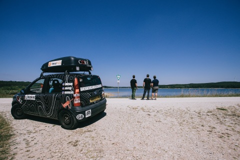 Team No Reservations' 1.1 liter Fiat Panda with Kingston logo (Photo: Business Wire)