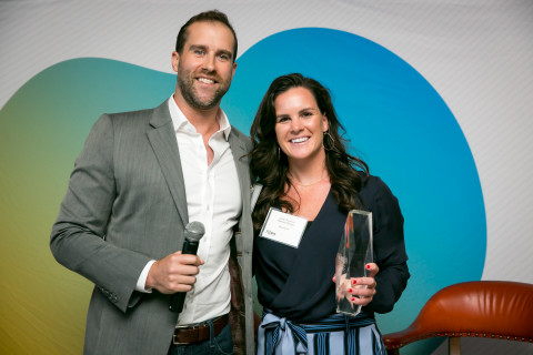 Left: Skye Spear, Signifyd; Right: Jordan Donahue, alliances manager, Blue Acorn (Photo: Business Wire)