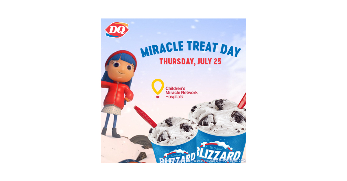 Dairy Queen Miracle Treat Day 2019 Canada Wacky Wonderings - bc dairy queen roblox