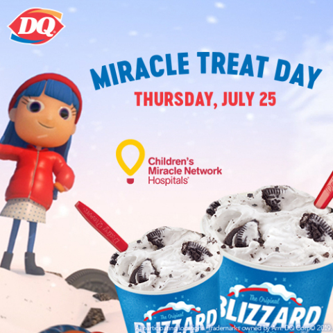 The 14th Annual DQ Miracle Treat Day is Thursday, July 25 (Photo: Business Wire)