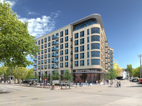 Rendering of the new Greystar development in Goose Hollow. (Graphic: Business Wire)