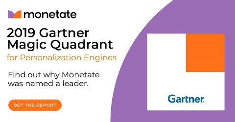 2019 Gartner Magic Quadrant for Personalization Engines | Find out why Monetate was named a leader. | Get the report here: http://bit.ly/2SvC9Jh (Photo: Business Wire)