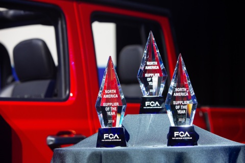 Continental earned an FCA Supplier of the Year Award in the Innovation category for its Short Range Radar with Trailer Merge Assist and Trailer Length Detection. (Photo: Business Wire)
