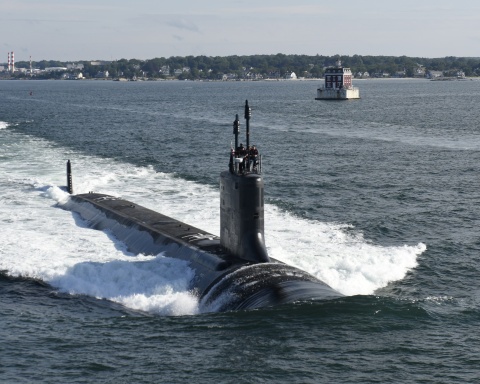 Supporting the Navy’s undersea fleet: BAE Systems will produce 28 more payload tubes for the U.S. Navy’s Block V Virginia-class submarines. (Photo: BAE Systems, Inc.)